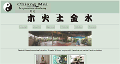 Desktop Screenshot of chiangmaiacupuncture.com