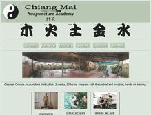 Tablet Screenshot of chiangmaiacupuncture.com